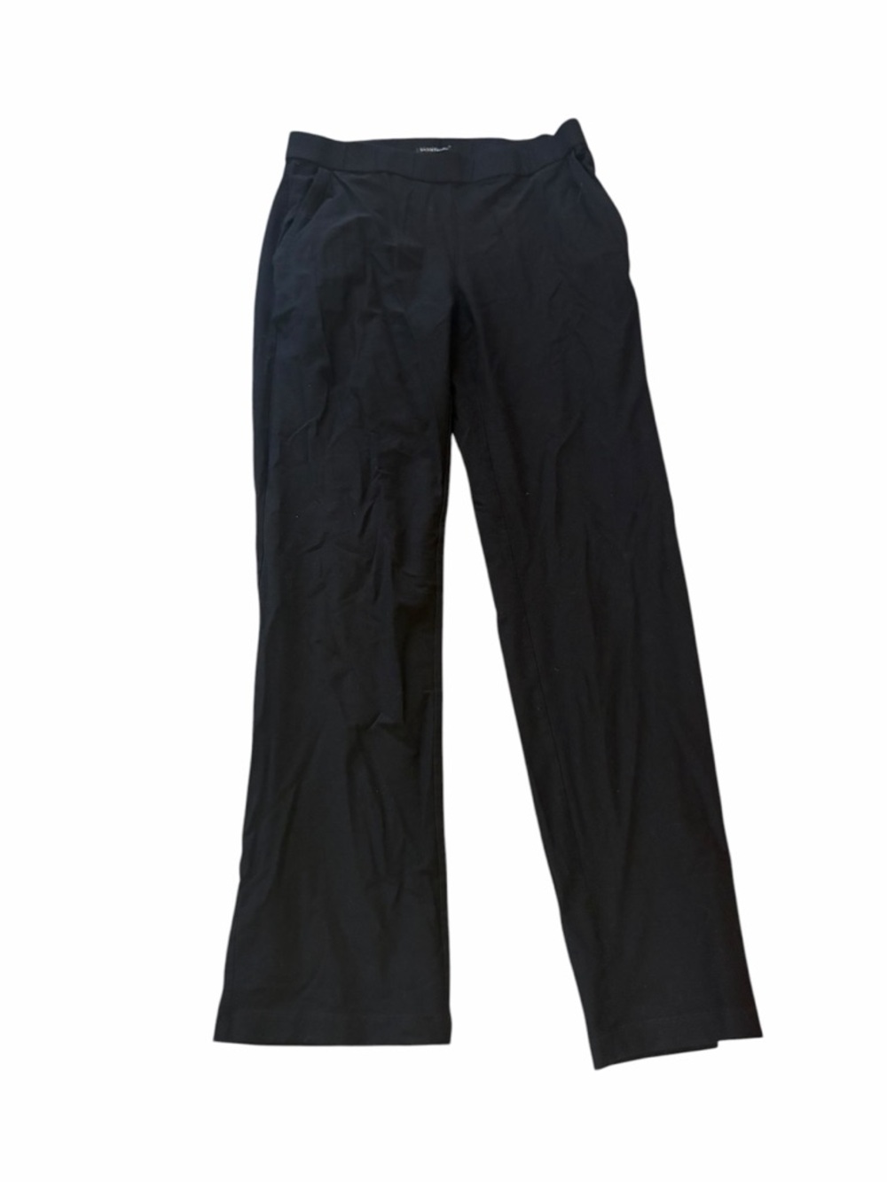 Eileen Fisher Black Pull-On Trousers Women